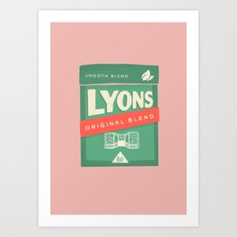 Lyons Irish Tea Art Print