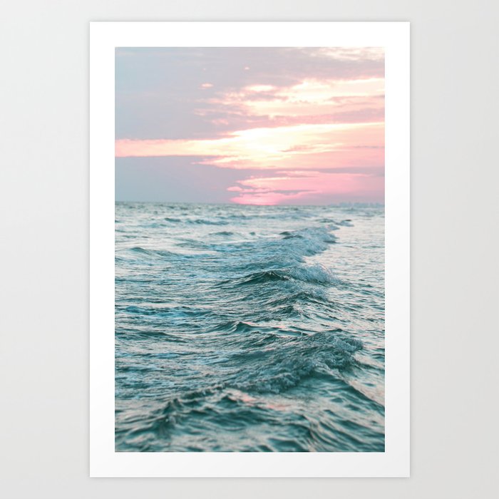 Ocean Sunset Art Print