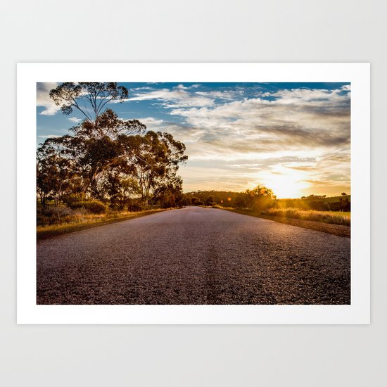 The Road to Mogumber Art Print