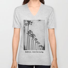 California knows how to party. V Neck T Shirt