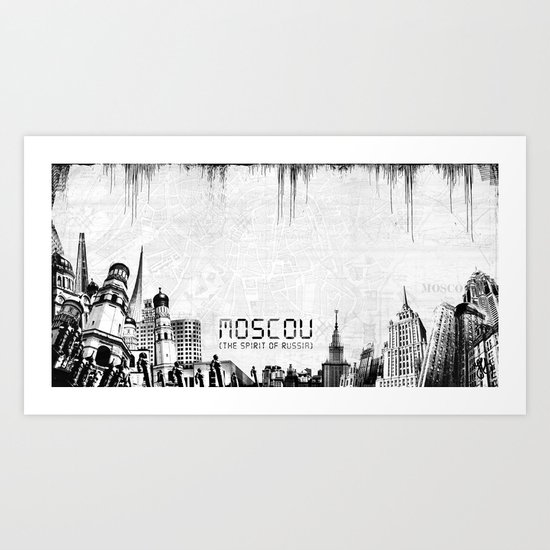 Moscow Art Print