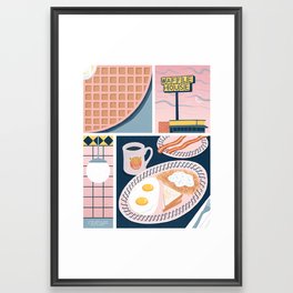 Waffle House Framed Art Print