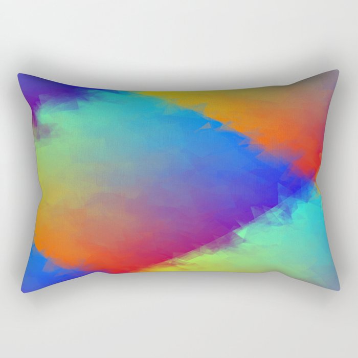 Abstract Number-10 Rectangular Pillow