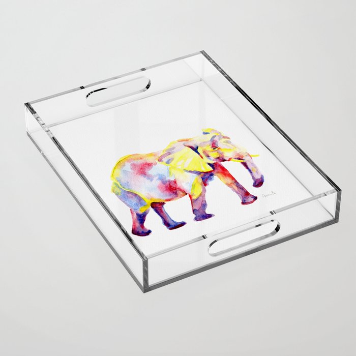 Elephant - Multicolor Acrylic Tray