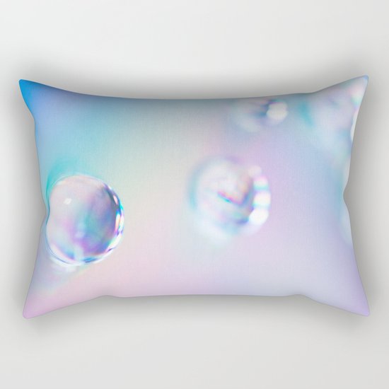 droplets*blue Rectangular Pillow