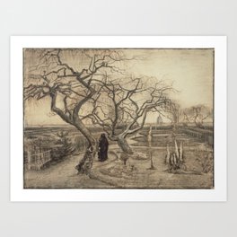 Vincent van Gogh : Winter Garden 1884 Art Print