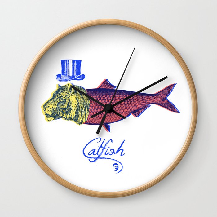 Catfish Wall Clock