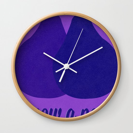 Grow a Pear Wall Clock