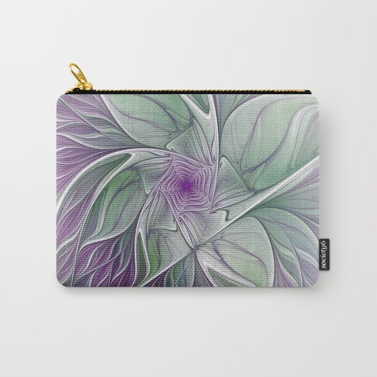 Flower Dream, Abstract Fractal Art Carry-All Pouch