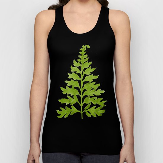 Lime Fern Unisex Tank Top