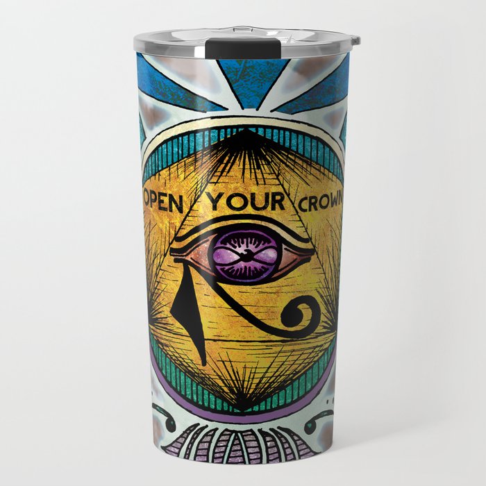 Open Your Crown Travel Mug