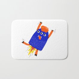 Rocket monster Bath Mat