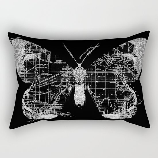 Butterfly Wanderlust Rectangular Pillow
