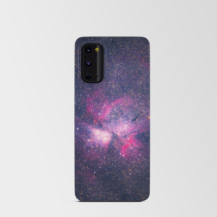 Purple Cosmic Star Galaxy Android Card Case