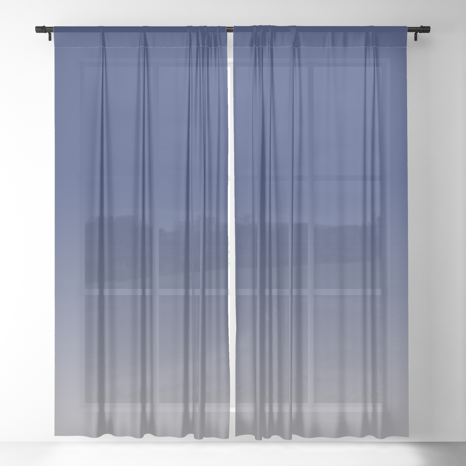 Gradient, Masculine Sheer Curtain by inklola | Society6