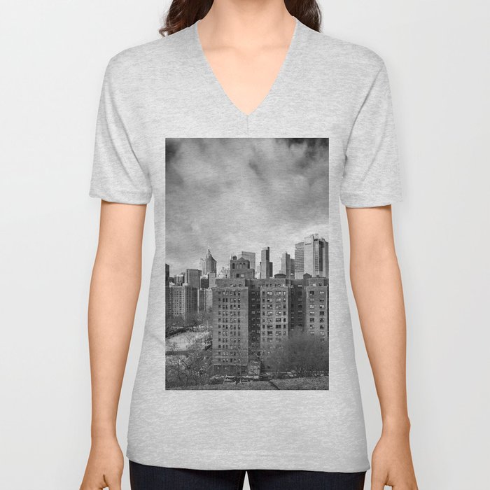 New York City II V Neck T Shirt
