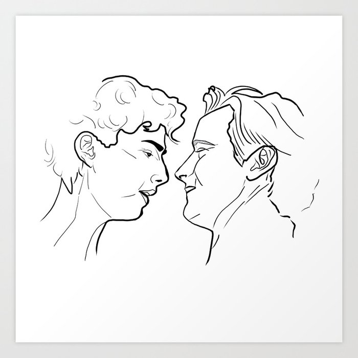 Call Me By Your Name Art Print By Thedaffodil Society6