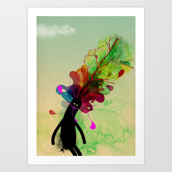 i m p r o v v i s a m e n t e Art Print
