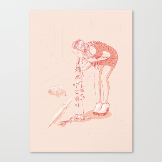 Social Hangover Canvas Print