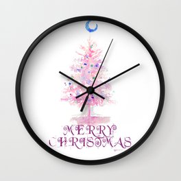 Merry Christmas for Friends and Family Wall Clock