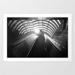 Escalator I Art Print