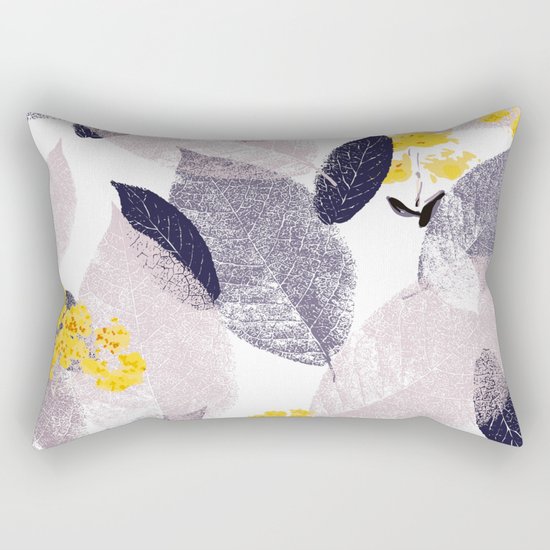 Abstract leaves Rectangular Pillow