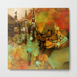 The last mohicans Metal Print | Atelierwemmje, Contemporary, Modern, Graphicdesign, Abstract 