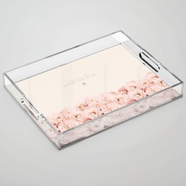 Because of You Acrylic Tray