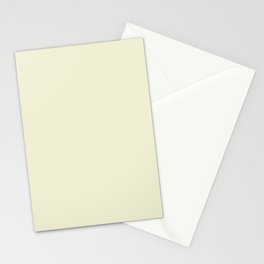 Eggwhite Yellow Stationery Card