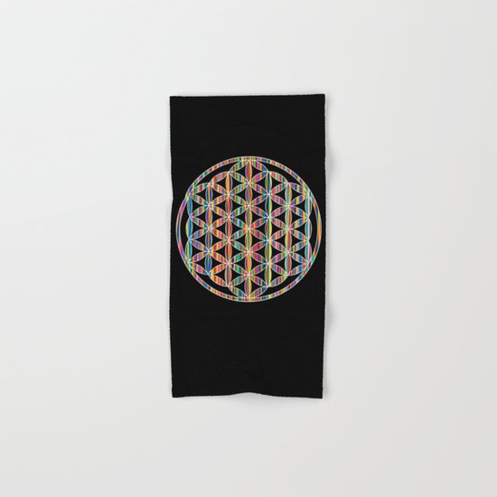 Flower of Life Colored | Kids Room | Delight Hand & Bath Towel