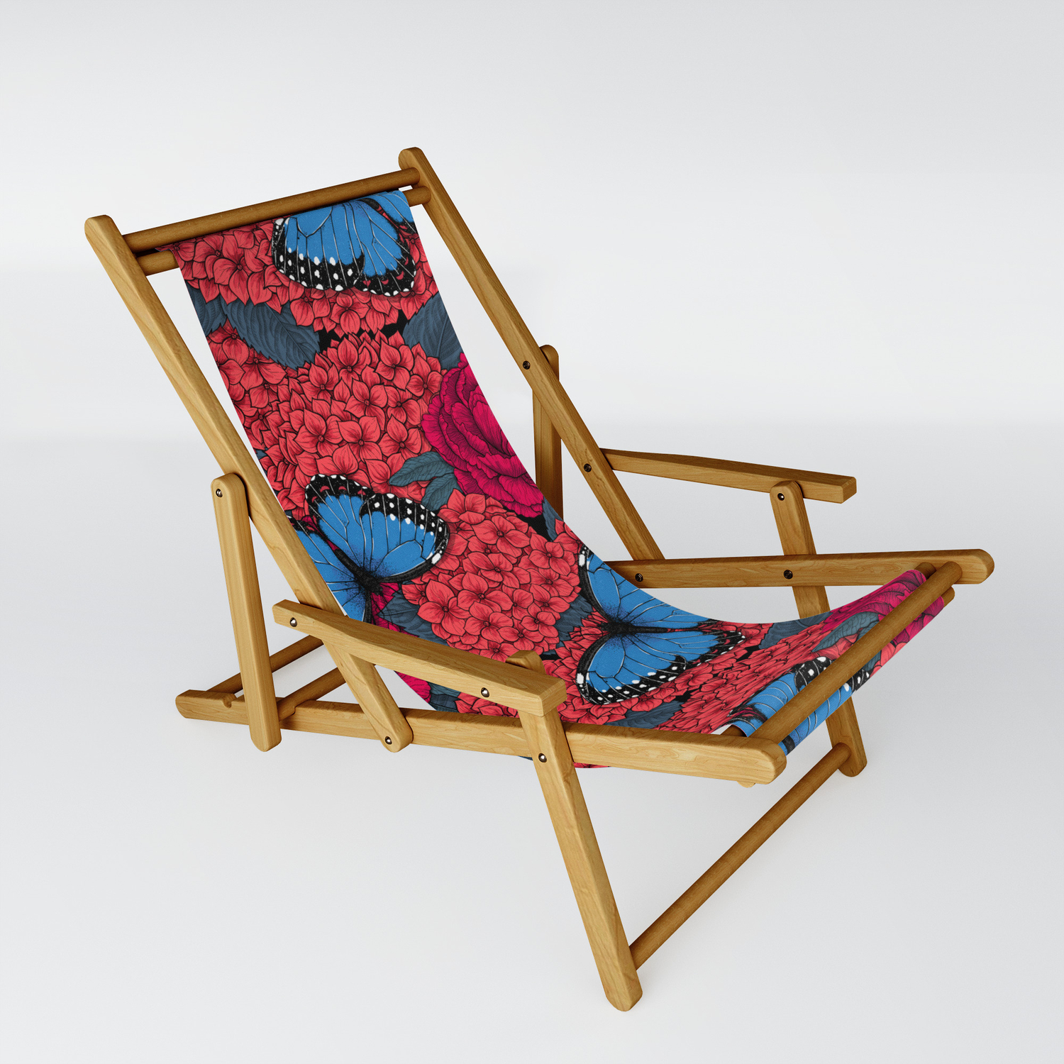 Blue Morpho Sling Chair By Katerinamitkova Society6