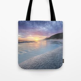 Curving into an Eleven Mile Sunset Tote Bag