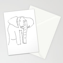 Noble the Elephant Stationery Cards