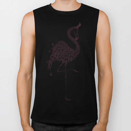 Flamingo Biker Tank