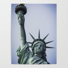 Lady Liberty Color Poster