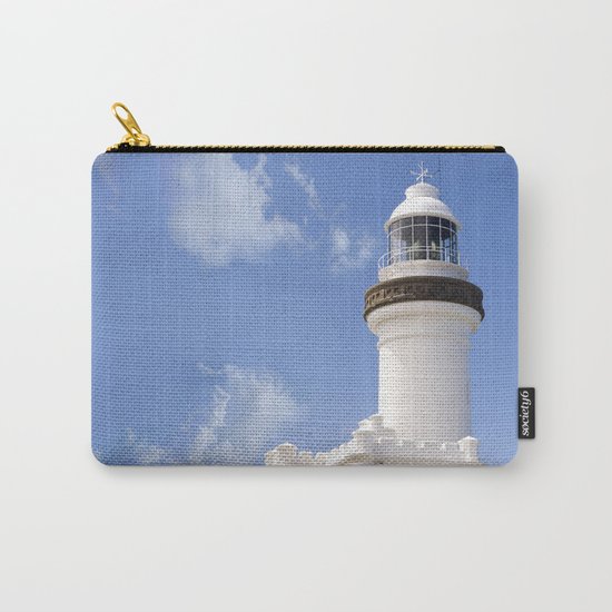 Byron Bay Lighthouse blue Sky Carry-All Pouch