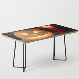 Jack O'Lantern with Candle  Coffee Table