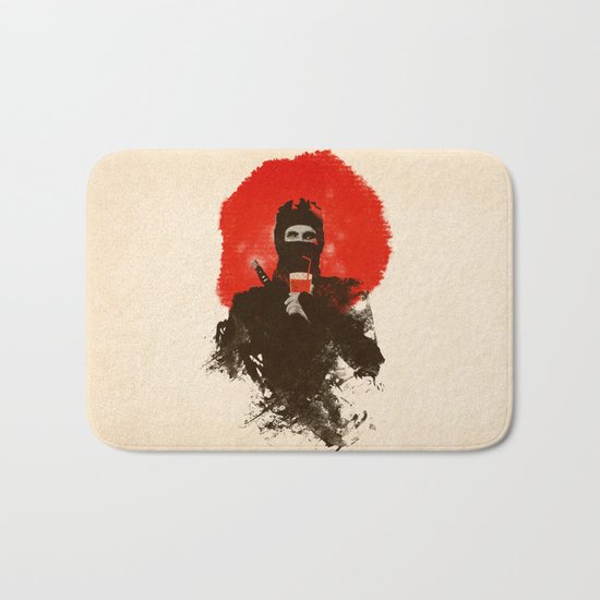 American ninjas like Bloody Mary Bath Mat