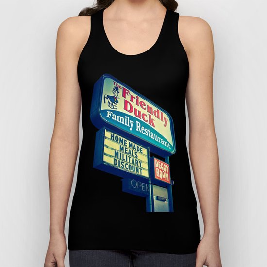 The Friendly Duck Unisex Tank Top