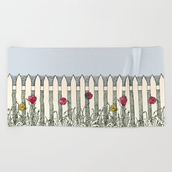 Where the Roses Grow Beach Towel