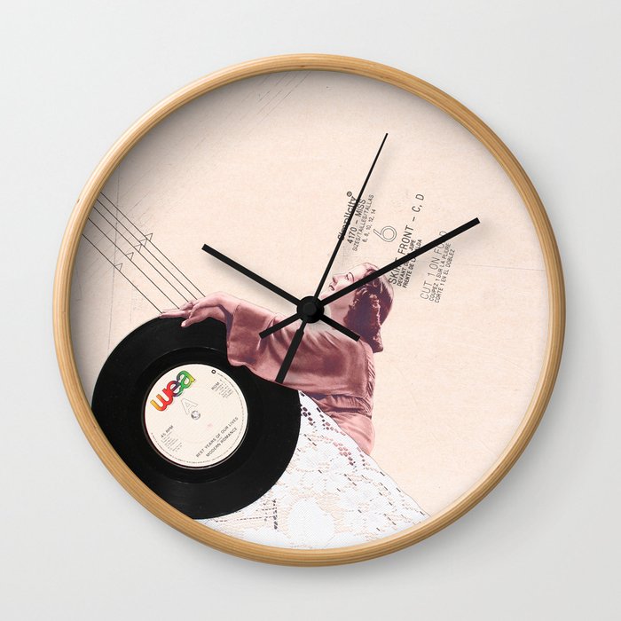 Lace & Vinyl Wall Clock