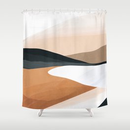 Abstract Art Landscape 15 Shower Curtain