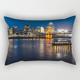 Cincinnati Skyline Rectangular Pillow