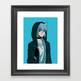 Blue Girl Framed Art Print