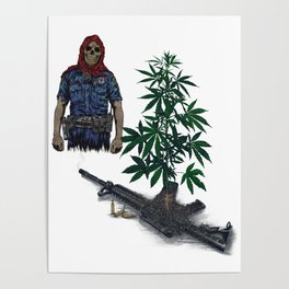 Casualties of Weed M-16 Edition: War on Weed Poster