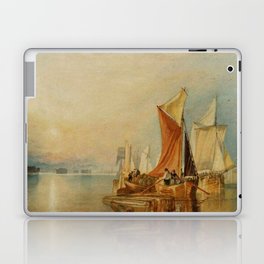 Joseph Mallord William Turner dort or dordrecht the dort packet boat from rotterdam becalmed Laptop Skin