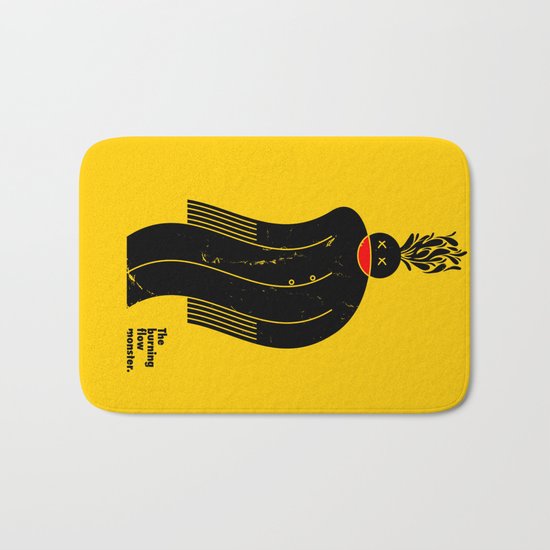 The Burning Flow Monster Bath Mat