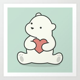 Kawaii Bear Art Prints For Any Decor Style Society6,White Gloss Kitchens With Wooden Worktops