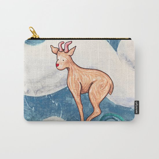 Winter Goat Carry-All Pouch