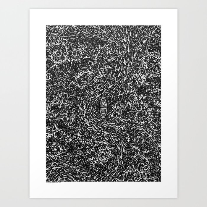 BLACK SEA - Visothkakvei Art Print